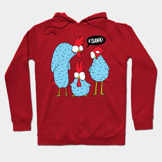 The Chicken Gang Hoodie by vexeltees